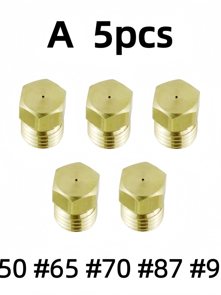 5pcs Brass Gas Jet Nozzles Bur - đánh giá và giá Home Cooking Gas