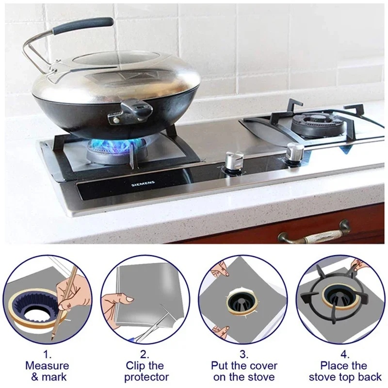 1-6PCS Reusable Clean Mat Pad  - đánh giá và giá Home Cooking Cookbook