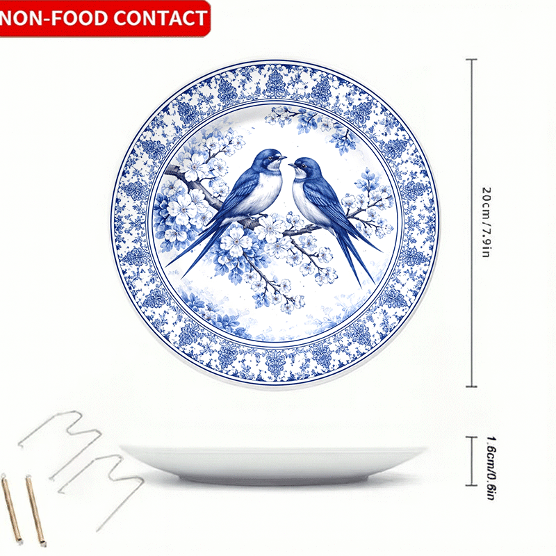 Decorative Plate with Blue-and - đánh giá và giá Home Cooking Recipes